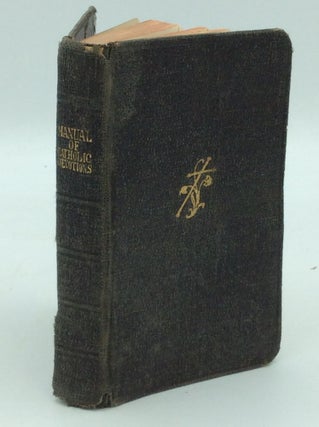 Item #186579 MANUAL OF CATHOLIC DEVOTIONS Compiled from Approved Sources in Accordance with...