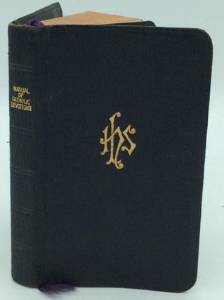 Item #186580 MANUAL OF CATHOLIC DEVOTIONS Compiled from Approved Sources in Accordance with...
