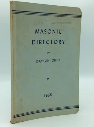 Item #186857 MASONIC DIRECTORY OF DAYTON, OHIO 1968