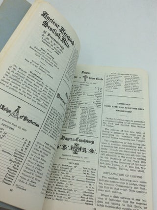 MASONIC DIRECTORY OF DAYTON, OHIO 1968