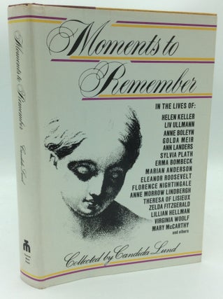 Item #187100 MOMENTS TO REMEMBER. Candida Lund