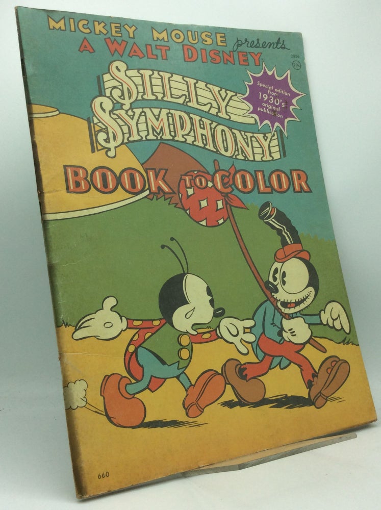 Item #187155 MICKEY MOUSE PRESENTS WALT DISNEY'S SILLY SYMPHONY BOOK TO COLOR for Use with Paints or Crayons