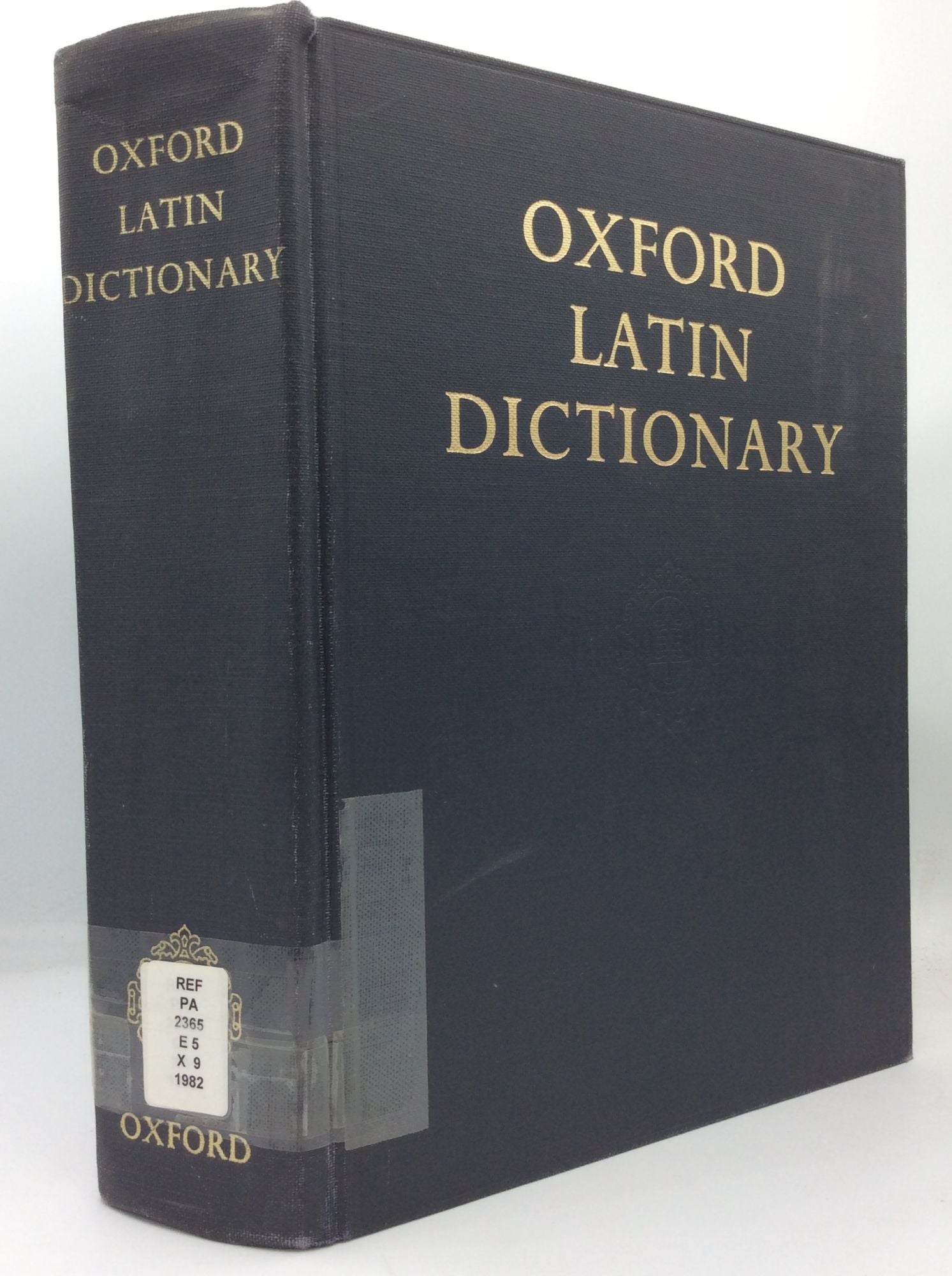 OXFORD LATIN DICTIONARY by ed P G. W. Glare on Kubik Fine Books Ltd
