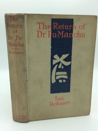 Item #187706 THE RETURN OF DR. FU-MANCHU. Sax Rohmer