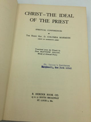 CHRIST -- THE IDEAL OF THE PRIEST: Spiritual Conferences