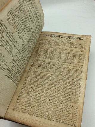 REGISTER OF DEBATES: A Report of the Speeches Delivered in the Two Houses of Congress, Reported for the United States Telegraph. 23d Congress, 1st Session, Volume I.