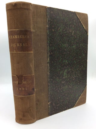 Item #187897 CHAMBERS'S JOURNAL of Popular Literature, Science and Arts: Poole Vol. 69