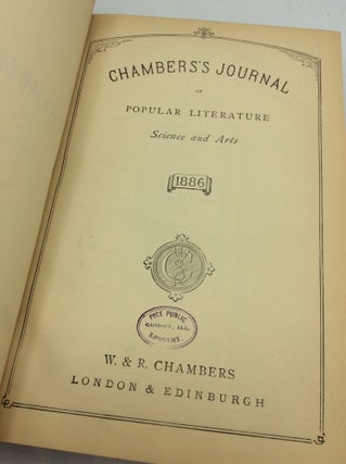 CHAMBERS'S JOURNAL of Popular Literature, Science and Arts: Poole Vol. 63