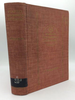 Item #188000 WEBSTER'S GEOGRAPHICAL DICTIONARY: A Dictionary of Names of Places with Geographical...