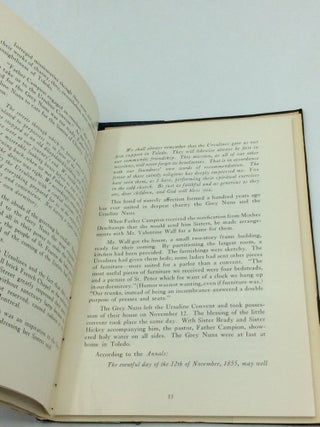 A CENTURY OF SERVICE: St. Vincent Hospital, Toledo, Ohio 1855-1955