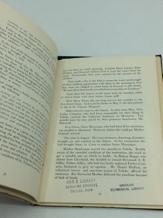 A CENTURY OF SERVICE: St. Vincent Hospital, Toledo, Ohio 1855-1955