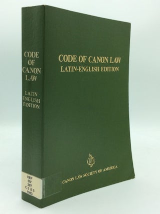 Item #188615 CODE OF CANON LAW: Latin-English Edition. Canon Law Society of America