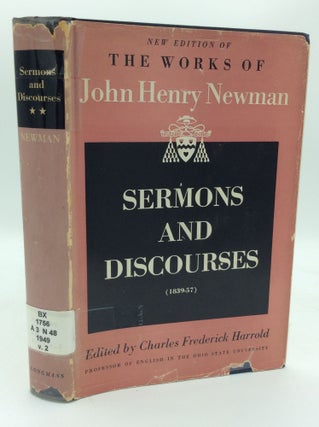 Item #188633 SERMONS AND DISCOURSES (1839-57). John Henry Cardinal Newman