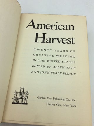AMERICAN HARVEST: Twenty Years of Creative Writing in the United States