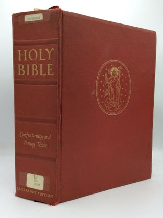 Item #189626 THE HOLY BIBLE Containing the Old Testament in the Confraternity-Douay Texts and...