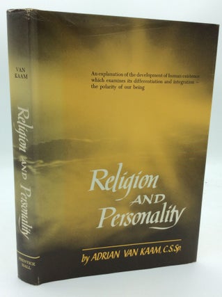 Item #189924 RELIGION AND PERSONALITY. Adrian van Kaam