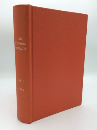 Item #190107 OLD TESTAMENT ABSTRACTS, Volume 8. ed Bruce Vawter