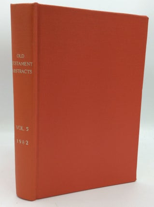 Item #190108 OLD TESTAMENT ABSTRACTS, Volume 5. ed Bruce Vawter