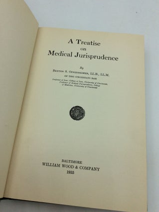 A TREATISE ON MEDICAL JURISPRUDENCE