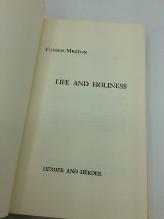LIFE AND HOLINESS
