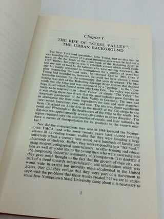 STEEL VALLEY UNIVERSITY: The Origin of Youngstown State