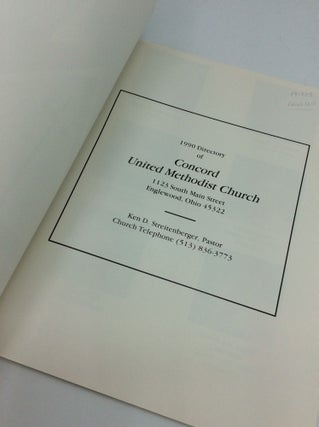 1990 DIRECTORY OF CONCORD UNITED METHODIST CHURCH