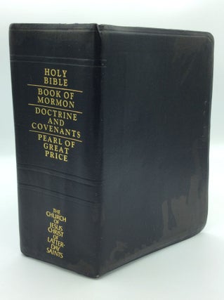Item #191136 THE HOLY BIBLE Containing the Old and New Testaments / THE BOOK OF MORMON: Another...