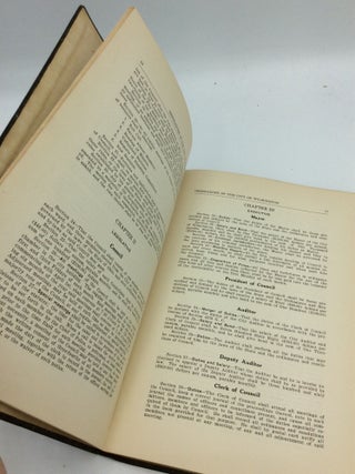 CODIFICATION OF ORDINANCES OF THE CITY OF WILMINGTON 1929: Revision, Codification, Rearrangement and Repeal of Certain Ordinances in Force Prior to Date of Passage of This Ordinance, Numbered 180