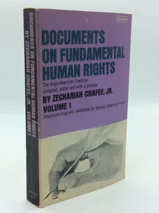 Item #191298 DOCUMENTS ON FUNDAMENTAL HUMAN RIGHTS: The Anglo-American Tradition, Volume 1. ed...