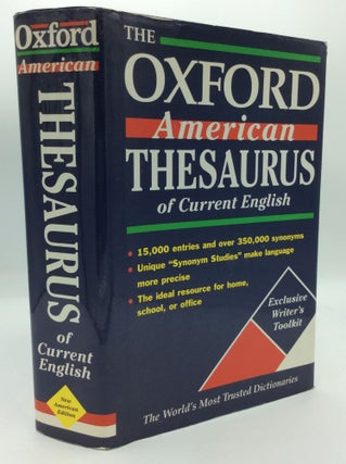 Item #191308 THE OXFORD AMERICAN THESAURUS OF CURRENT ENGLISH. ed Christine A. Lindberg