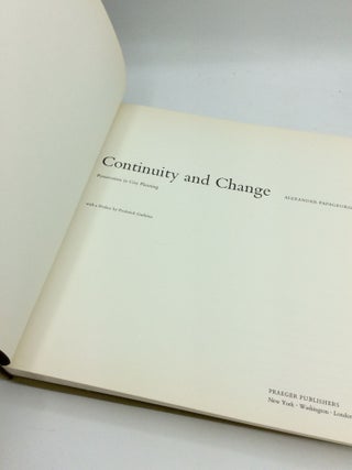 CONTINUITY AND CHANGE: Preservation in City Planning