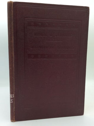 Item #191720 A MANUAL OF PLAINSONG. H. B. Briggs W H. Frere, J. Stainer, accompanying harmonies W...