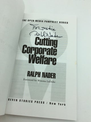 CUTTING CORPORATE WELFARE