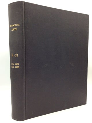 Item #193376 LITURGICAL ARTS: November 1962 - August 1965 (Volumes 31-33