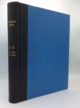 Item #193378 LITURGICAL ARTS: November 1956 - August 1959 (Volumes 25-27