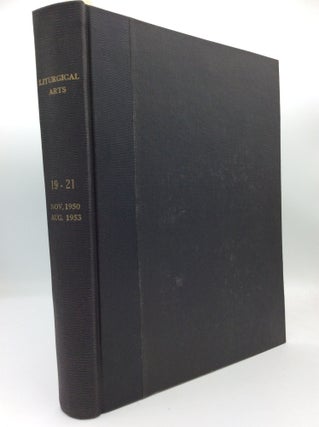 Item #193486 LITURGICAL ARTS, Volumes 19-21 (November 1950 - August 1953
