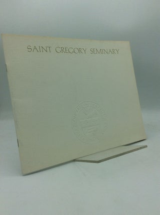 Item #193500 ST. GREGORY SEMINARY OF THE ATHENAEUM OF OHIO