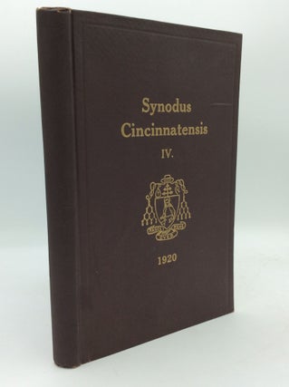 Item #193601 SYNODUS DIOECESANA CINCINNATENSIS QUARTA Habita die 14 Decembris 1920 in Ecclesia...