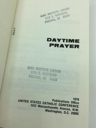 DAYTIME PRAYER from the Liturgy of the Hours