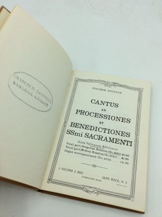 CANTUS AD PROCESSIONES ET BENEDICTIONES SSmi SACRAMENTI