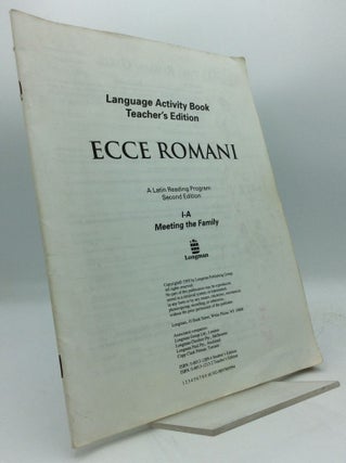 Item #194021 ECCE ROMANI: A Latin Reading Program, 1-A; Meeting the Family, Language Activity...