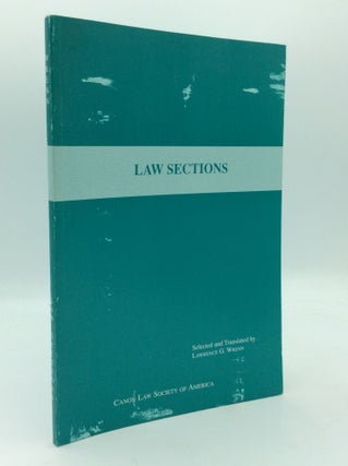 Item #194594 LAW SECTIONS. tr Lawrence G. Wrenn