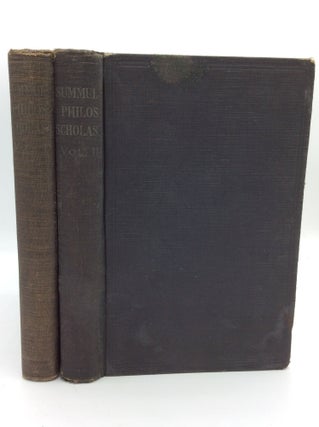 Item #194718 SUMMULA PHILOSOPHIAE SCHOLASTICAE in Usuam Adolescentium, Volumes I-II. J S. Hickey