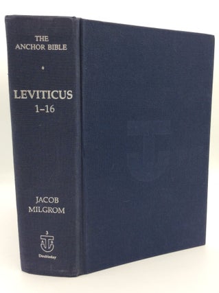 Item #194793 LEVITICUS 1-16: A New Translation with Introduction and Commentary. Jacob Milgrom