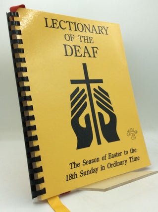Item #194800 LECTIONARY OF THE DEAF: The Season of Easter to the 18th Sunday in Ordinary Time...