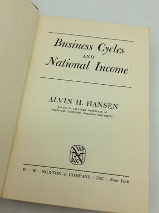 BUSINESS CYCLES AND NATIONAL INCOME