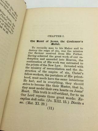 THE CONFESSOR AFTER THE HEART OF JESUS. Considerations Proposed to Priests.