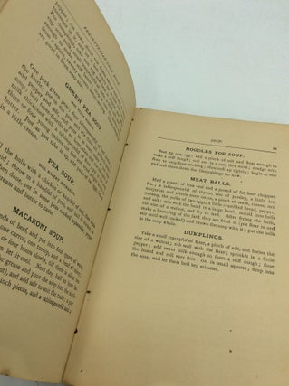 PRESBYTERIAN COOK BOOK, Compiled by the Ladies of the First Presbyterian Church, Dayton, Ohio.