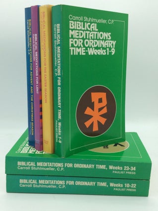 Item #195256 BIBLICAL MEDITATIONS [Complete set]. Carroll Stuhlmueller