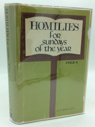 Item #195345 HOMILIES FOR THE LITURGICAL YEAR, Volume A: Covering the Sundays and Feast Days of...